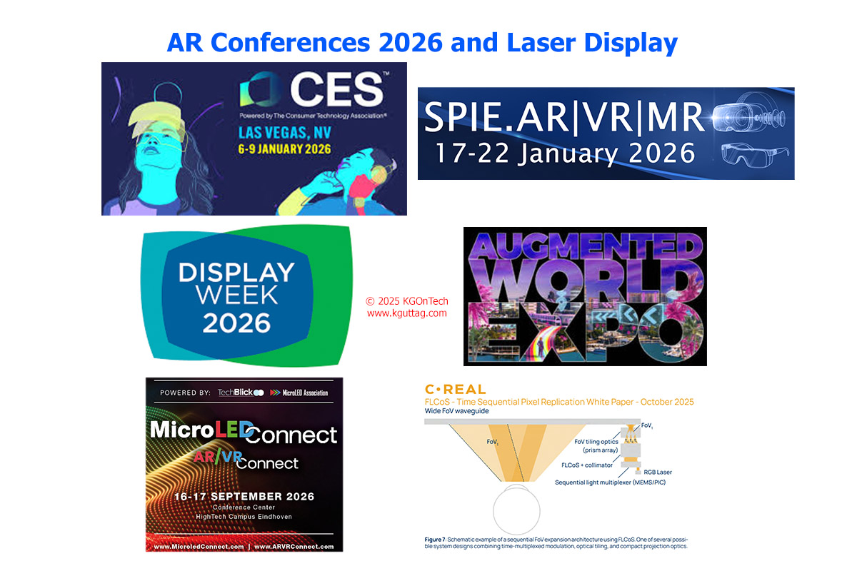 AR Conferences 2026 And Laser Display KGOnTech Feature Image 2026 Conferences Copy 